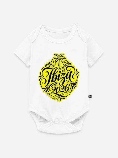 Ibiza 2026 - Baby Premium Kurzarmbody - Weiß