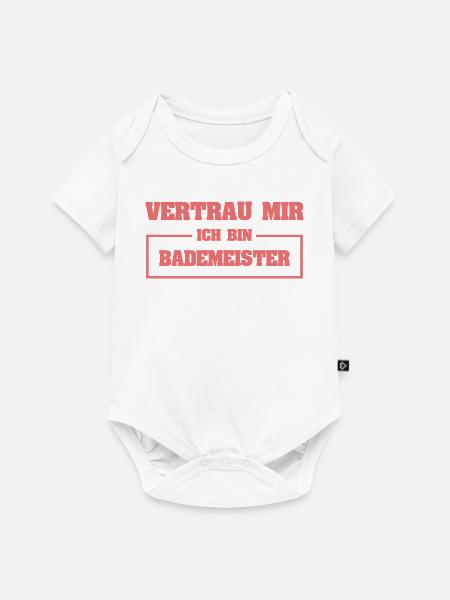 Bademeister - Baby Premium Kurzarmbody - Weiß