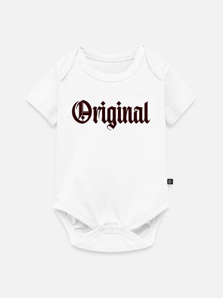 original- - Baby Premium Kurzarmbody - Weiß