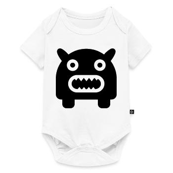 monstre - Body à manches courtes Premium Bébé - blanc - Devant