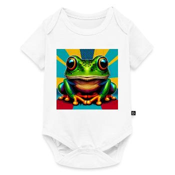 frog - Baby Premium short-sleeve bodysuit - white - Front