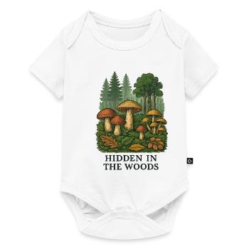 Forest Mushrooms Secret - Baby Premium short-sleeve bodysuit - white - Front