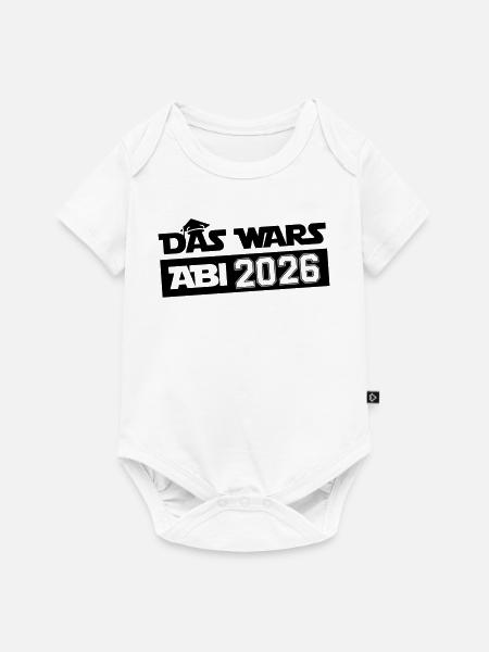 Das wars Abi 2026 - Baby Premium Kurzarmbody - Weiß