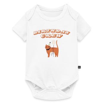 Birthday Crew - Baby Premium short-sleeve bodysuit - white - Front
