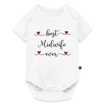 Midwife - Baby Premium short-sleeve bodysuit - white - Front