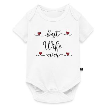 Best wife - Baby Premium short-sleeve bodysuit - white - Front