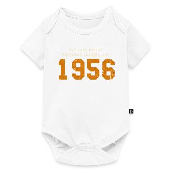 Original 70 Year Anniversary 1956 Party Gift - Baby Premium short-sleeve bodysuit - white - Front
