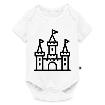 castle - Baby Premium short-sleeve bodysuit - white - Front
