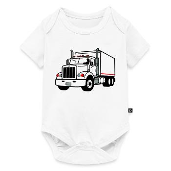 lorry - Baby Premium short-sleeve bodysuit - white - Front