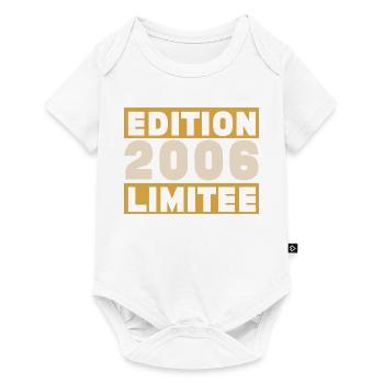 2006 20 ans Anniversaire Vintage Cadeau - Body à manches courtes Premium Bébé - blanc - Devant