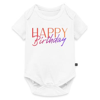 Happy Birthday - Baby Premium short-sleeve bodysuit - white - Front