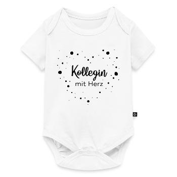 Kollegin mit Herz - Baby Premium Kurzarmbody - Weiß - Vorne