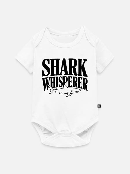 Hai-Flüsterer - Baby Premium Kurzarmbody - Weiß