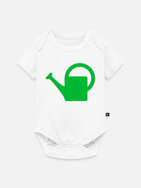 Garten - Baby Premium Kurzarmbody - Weiß
