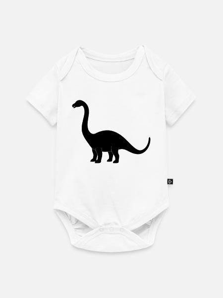 Brontosaurus - Baby Premium Kurzarmbody - Weiß