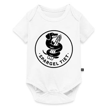 spargel tiet dackel - Baby Premium Kurzarmbody - Weiß - Vorne