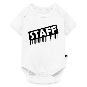 staff - Baby Premium Kurzarmbody - Weiß - Vorne