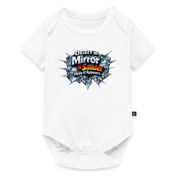 A broken mirror is the sad truth - Baby Premium short-sleeve bodysuit - white - Front