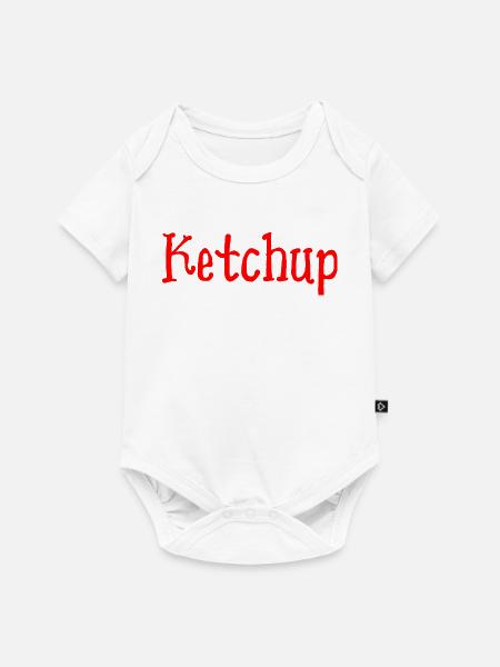 Ketchup - Baby Premium Kurzarmbody - Weiß