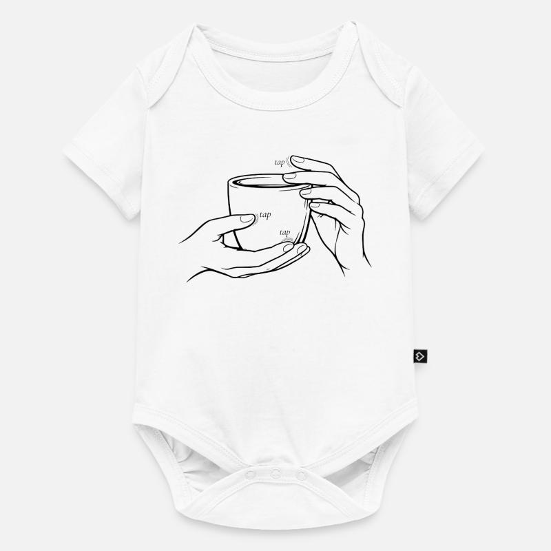 Tapping Hands - Baby Premium short-sleeve bodysuit - white