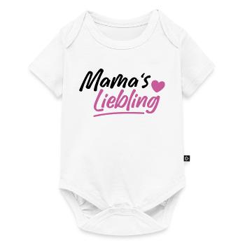 Mama's Liebling - Baby Premium Kurzarmbody - Weiß - Vorne