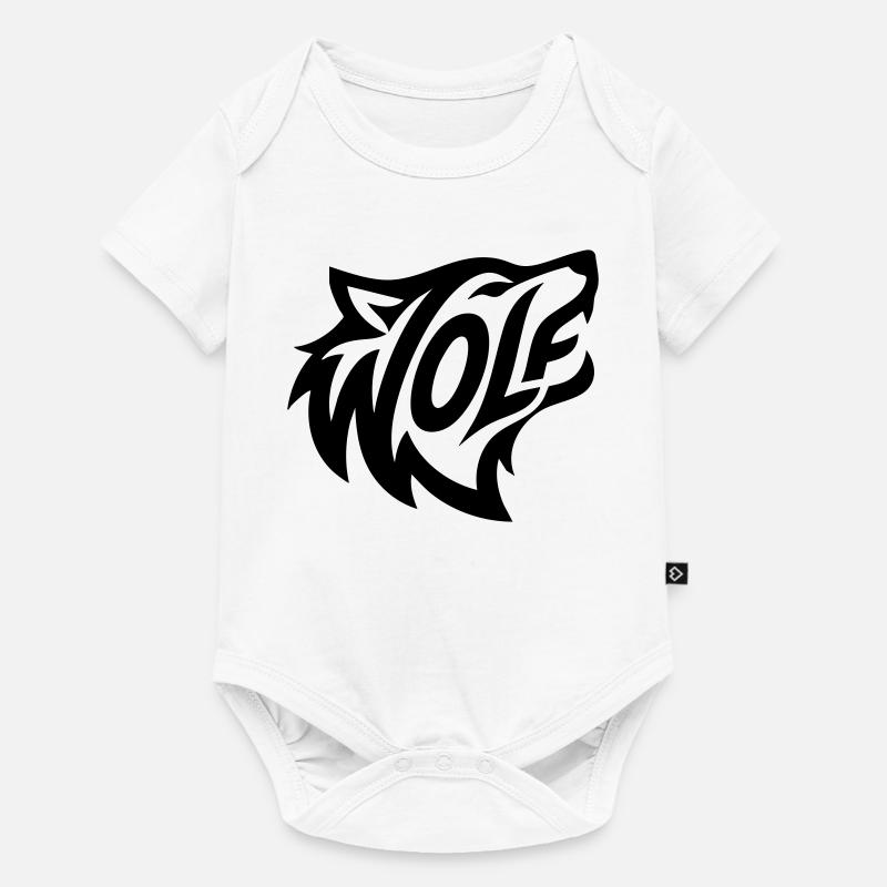 Wild wolf - Baby Premium short-sleeve bodysuit - white