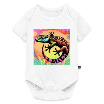 Gecko - Baby Premium short-sleeve bodysuit - white - Front