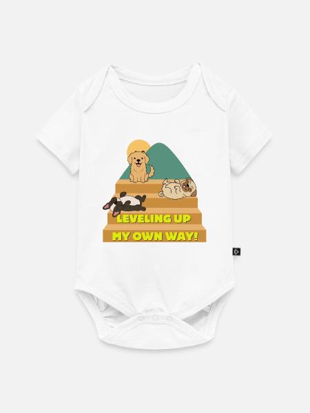 Leveln auf meine eigene Weise - Baby Premium Kurzarmbody - Weiß