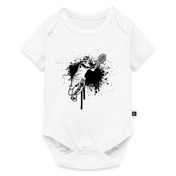 Idée cadeau pour un tennis avec tennis - Body à manches courtes Premium Bébé - blanc - Devant