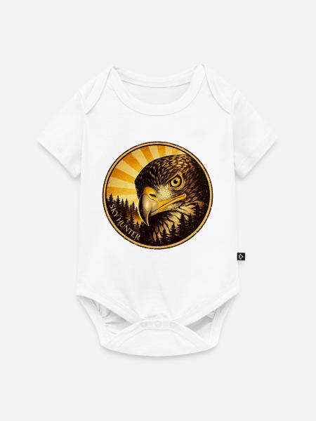 Adler Eagle SKY HUNTER - Baby Premium Kurzarmbody - Weiß