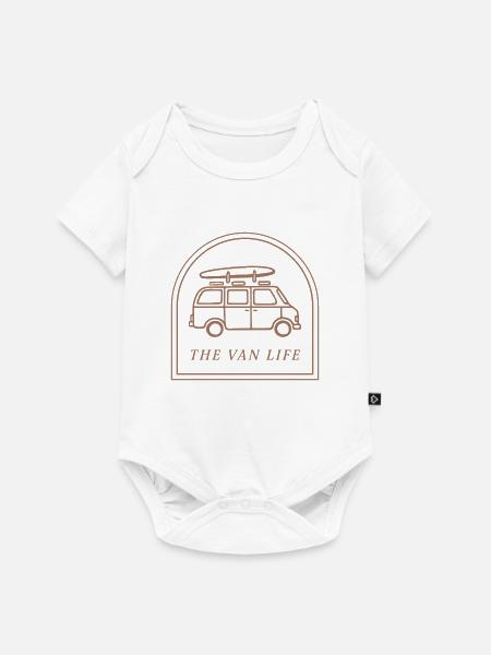 Vanlife, Surf-Roadtrip-Strandästhetik - Baby Premium Kurzarmbody - Weiß