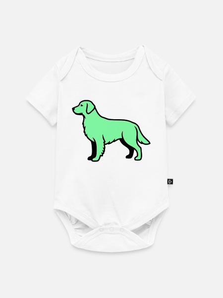 Labrador Retriever Silhouette - Baby Premium Kurzarmbody - Weiß