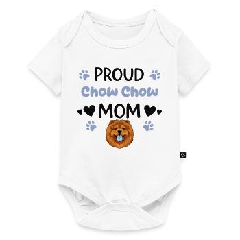 Proud Chow Mother, Chow-chow - Baby Premium short-sleeve bodysuit - white - Front