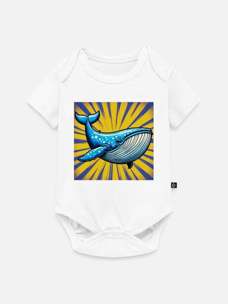 Wal - Baby Premium Kurzarmbody - Weiß