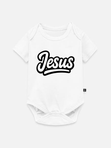 Jesus - Baby Premium Kurzarmbody - Weiß
