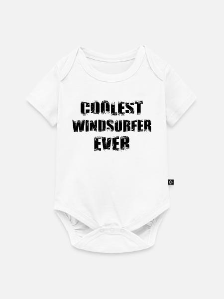 Coolster Windsurfer aller Zeiten - Baby Premium Kurzarmbody - Weiß