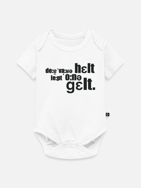Der wahre Held - Baby Premium Kurzarmbody - Weiß