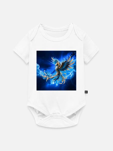 Feuerhimmel-Phönix - Baby Premium Kurzarmbody - Weiß