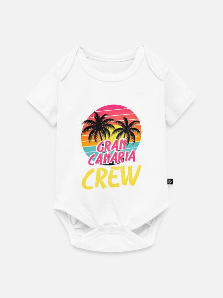 Gran Canaria Crew - Baby Premium Kurzarmbody - Weiß