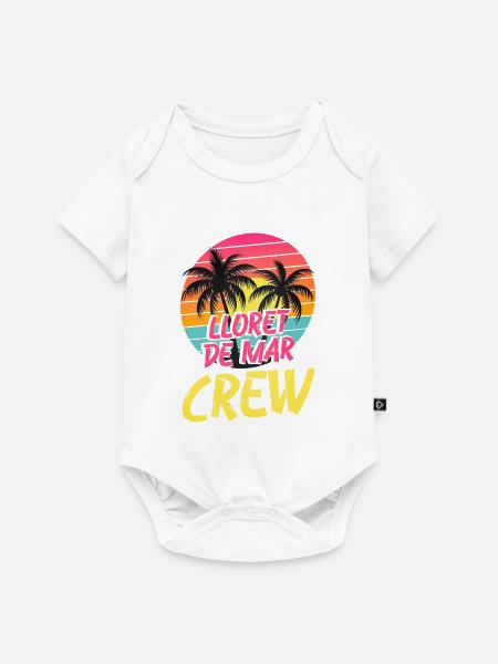 Lloret De Mar Crew - Baby Premium Kurzarmbody - Weiß