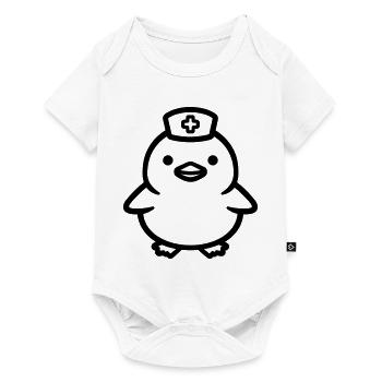 Krankenschwester - Baby Premium Kurzarmbody - Weiß - Vorne