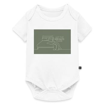 Il ne reste que 5 minutes d’humour de chambre - Body à manches courtes Premium Bébé - blanc - Devant