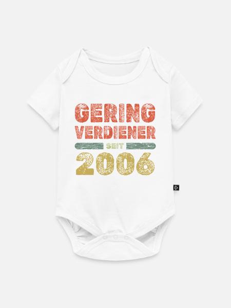 2006 - Baby Premium Kurzarmbody - Weiß