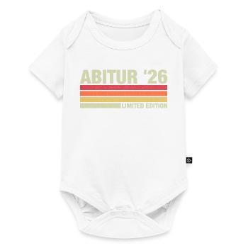 Abitur 2026 Limited Edition - Baby Premium Kurzarmbody - Weiß - Vorne