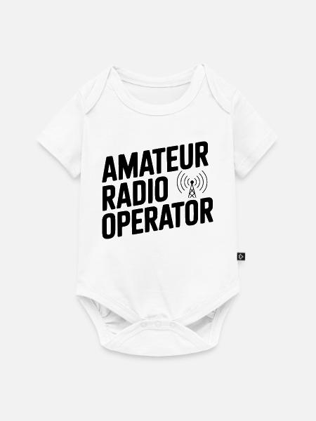 Amateurfunker - Baby Premium Kurzarmbody - Weiß