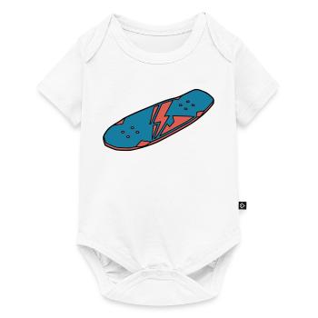 Skateboard Deck Urban Street - Baby Premium short-sleeve bodysuit - white - Front
