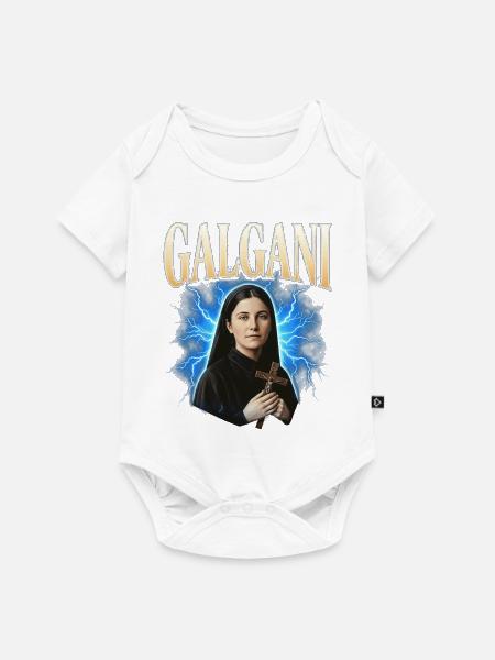Heilige Gemma Galgani Donner - Baby Premium Kurzarmbody - Weiß