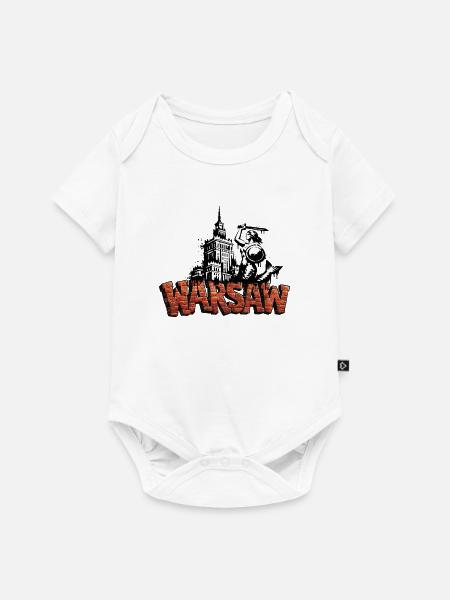 Warschauer Schablonenkunst - Baby Premium Kurzarmbody - Weiß