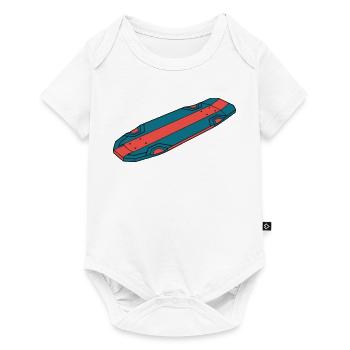 Cool Skateboard Deck Streetwear - Baby Premium short-sleeve bodysuit - white - Front