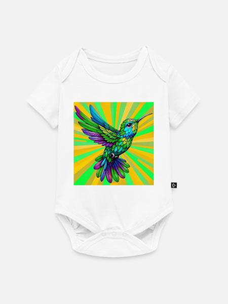 Kolibri - Baby Premium Kurzarmbody - Weiß